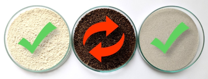 Replacement of peat in artificial soils and sediments